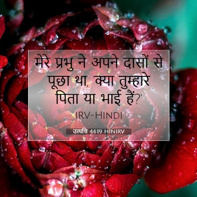 उत्पत्ति 44:19 HINIRV बाइबल आयत इमेज