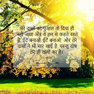 निर्गमन 5:16 बाइबल आयत की व्याख्या