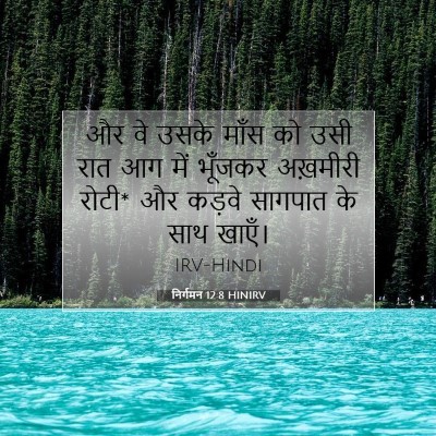 निर्गमन 12:8 बाइबल आयत की व्याख्या