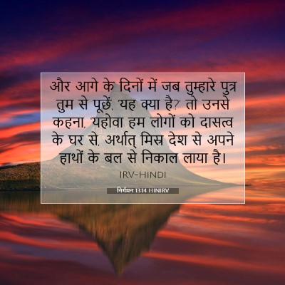 निर्गमन 13:14 HINIRV बाइबल आयत इमेज