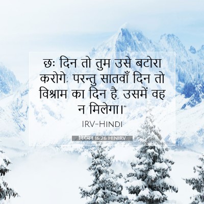निर्गमन 16:26 बाइबल आयत की व्याख्या