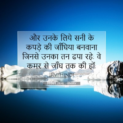 निर्गमन 28:42 बाइबल आयत की व्याख्या