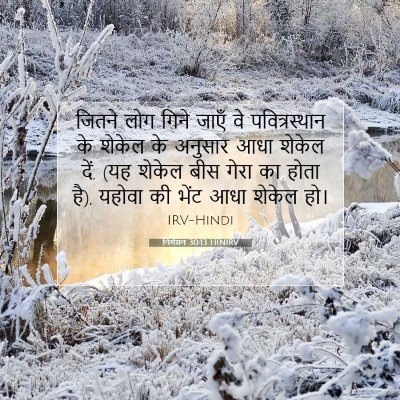 निर्गमन 30:13 बाइबल आयत की व्याख्या