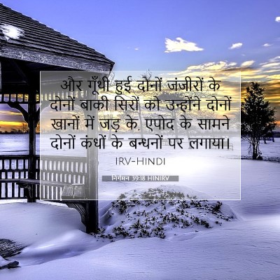 निर्गमन 39:18 बाइबल आयत की व्याख्या