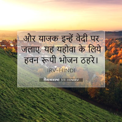 लैव्यव्यवस्था 3:11 बाइबल आयत की व्याख्या