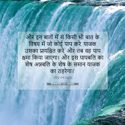 लैव्यव्यवस्था 5:13 बाइबल आयत की व्याख्या