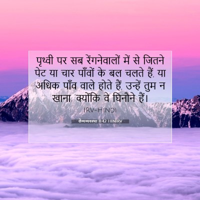 लैव्यव्यवस्था 11:42 बाइबल आयत की व्याख्या