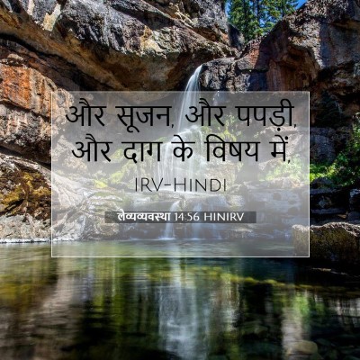 लैव्यव्यवस्था 14:56 बाइबल आयत की व्याख्या
