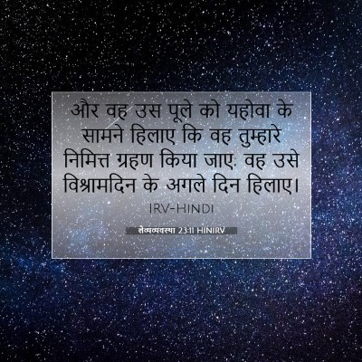 लैव्यव्यवस्था 23:11 बाइबल आयत की व्याख्या