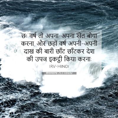लैव्यव्यवस्था 25:3 बाइबल आयत की व्याख्या