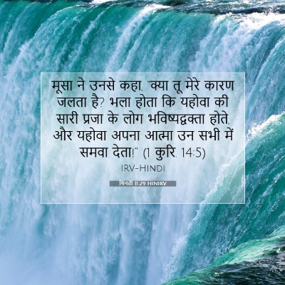 गिनती 11:29 HINIRV बाइबल आयत इमेज