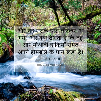 गिनती 23:6 बाइबल आयत की व्याख्या
