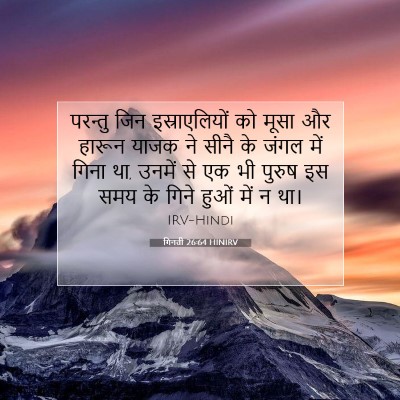गिनती 26:64 HINIRV बाइबल आयत इमेज