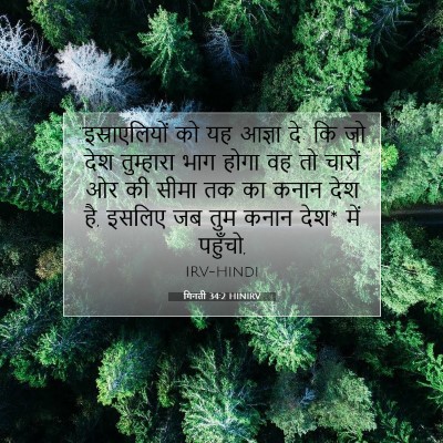 गिनती 34:2 बाइबल आयत की व्याख्या