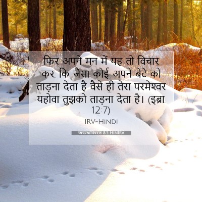 व्यवस्थाविवरण 8:5 HINIRV बाइबल आयत इमेज