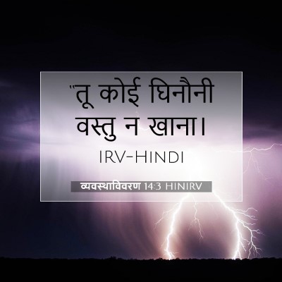 व्यवस्थाविवरण 14:3 बाइबल आयत की व्याख्या