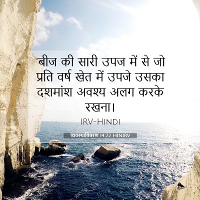 व्यवस्थाविवरण 14:22 बाइबल आयत की व्याख्या