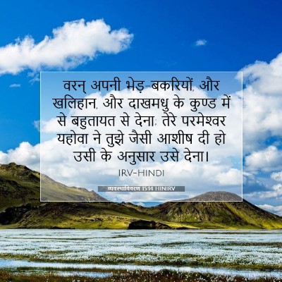 व्यवस्थाविवरण 15:14 बाइबल आयत की व्याख्या