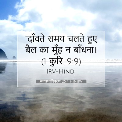 व्यवस्थाविवरण 25:4 बाइबल आयत की व्याख्या