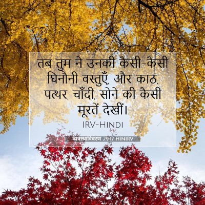 व्यवस्थाविवरण 29:17 बाइबल आयत की व्याख्या