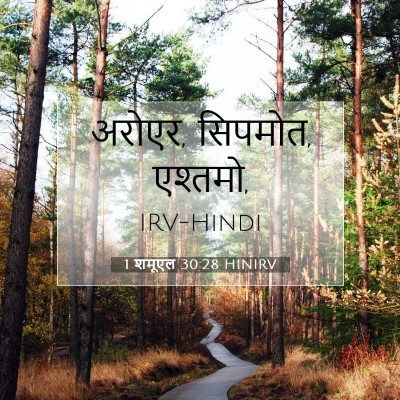 1 शमूएल 30:28 बाइबल आयत की व्याख्या