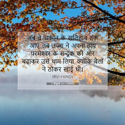 2 शमूएल 6:6 बाइबल आयत की व्याख्या