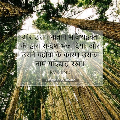 2 शमूएल 12:25 बाइबल आयत की व्याख्या