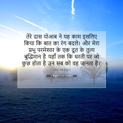 2 शमूएल 14:20 बाइबल आयत की व्याख्या