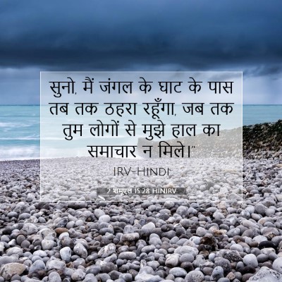 2 शमूएल 15:28 बाइबल आयत की व्याख्या