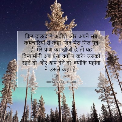2 शमूएल 16:11 बाइबल आयत की व्याख्या
