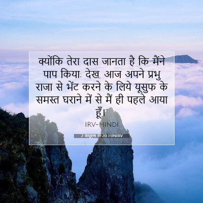 2 शमूएल 19:20 बाइबल आयत की व्याख्या