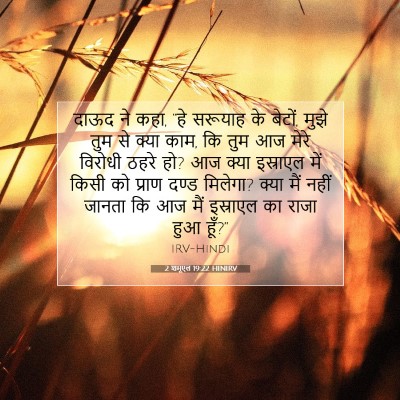 2 शमूएल 19:22 बाइबल आयत की व्याख्या