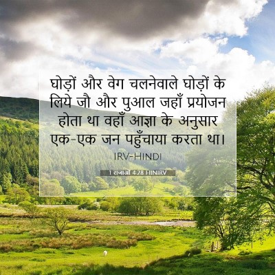 1 राजाओं 4:28 बाइबल आयत की व्याख्या