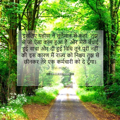 1 राजाओं 11:11 बाइबल आयत की व्याख्या