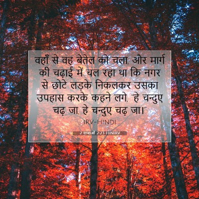 2 राजाओं 2:23 HINIRV बाइबल आयत इमेज