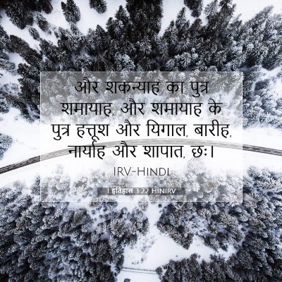 1 इतिहास 3:22 बाइबल आयत की व्याख्या