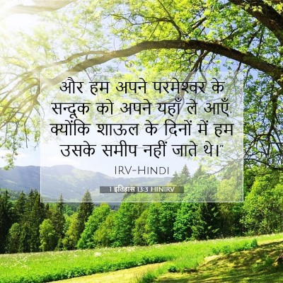 1 इतिहास 13:3 बाइबल आयत की व्याख्या