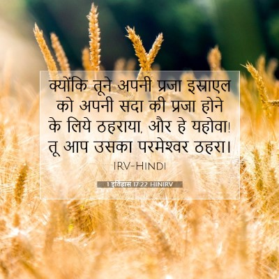 1 इतिहास 17:22 बाइबल आयत की व्याख्या