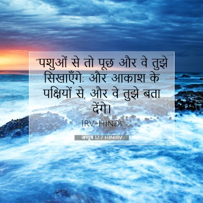 अय्यूब 12:7 बाइबल आयत की व्याख्या