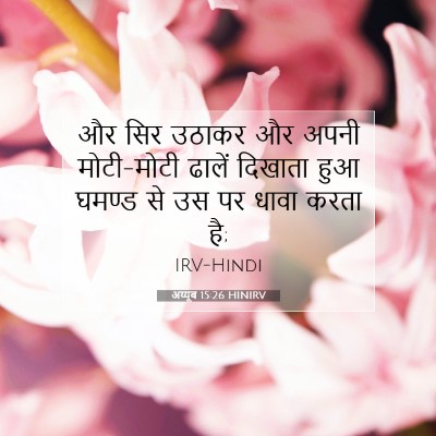 अय्यूब 15:26 बाइबल आयत की व्याख्या