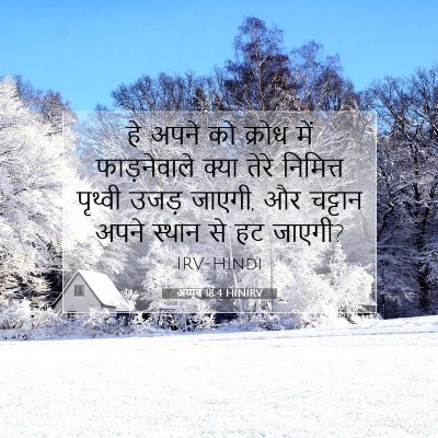 अय्यूब 18:4 HINIRV बाइबल आयत इमेज