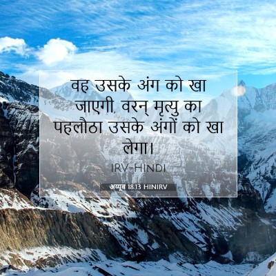 अय्यूब 18:13 बाइबल आयत की व्याख्या