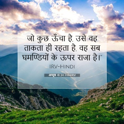 अय्यूब 41:34 बाइबल आयत की व्याख्या