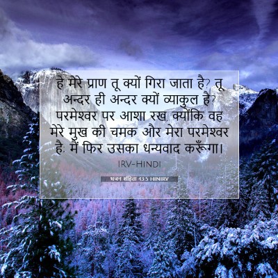 भजन संहिता 43:5 HINIRV बाइबल आयत इमेज