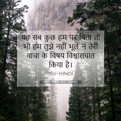 भजन संहिता 44:17 HINIRV बाइबल आयत इमेज