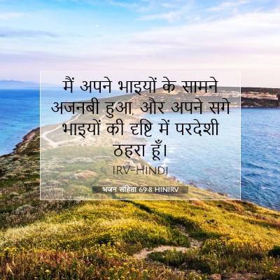 भजन संहिता 69:8 बाइबल आयत की व्याख्या
