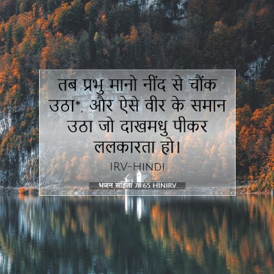 भजन संहिता 78:65 HINIRV बाइबल आयत इमेज