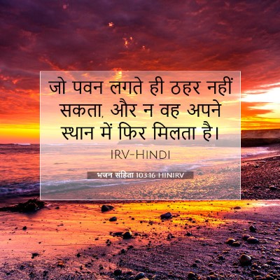 भजन संहिता 103:16 HINIRV बाइबल आयत इमेज