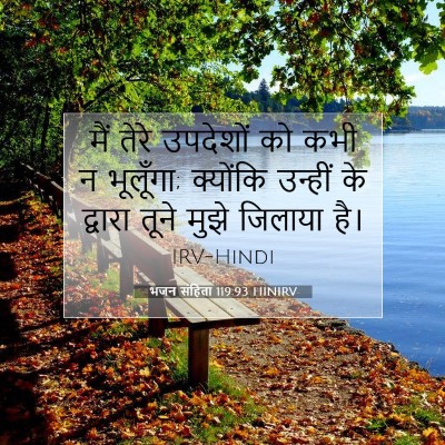 भजन संहिता 119:93 HINIRV बाइबल आयत इमेज