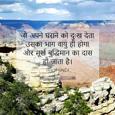 नीतिवचन 11:29 बाइबल आयत की व्याख्या